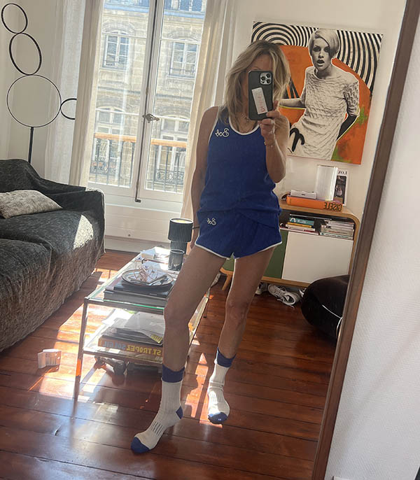 Short Salvador Klein Blue Welcome Bob