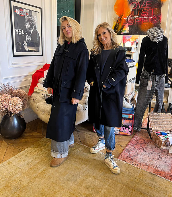 Manteau Violetta Bleu Marine Paltò