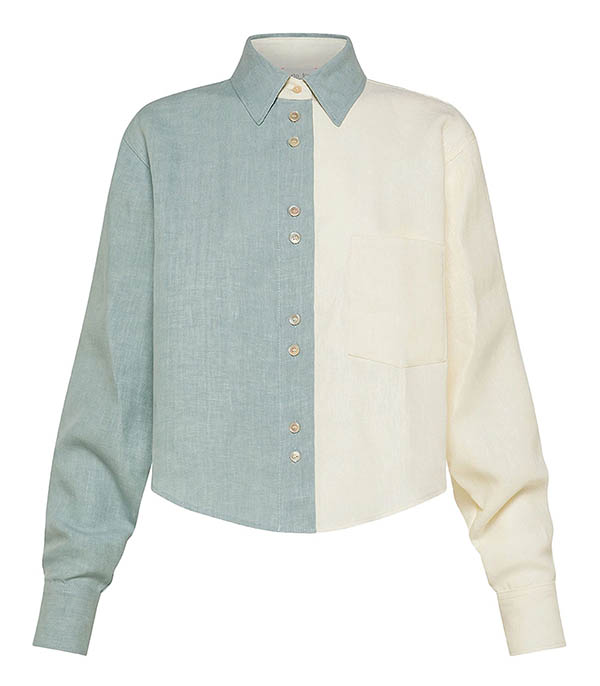 Chemise Bicolore Aqua  Forte Forte - Taille 2