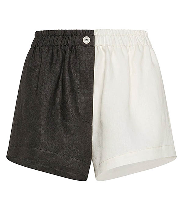 Short Bicolore Chic Block Noir Forte Forte - Taille 2