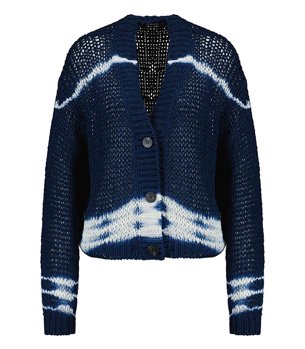 Cardigan en coton Batik Blu Roberto Collina - Taille XS