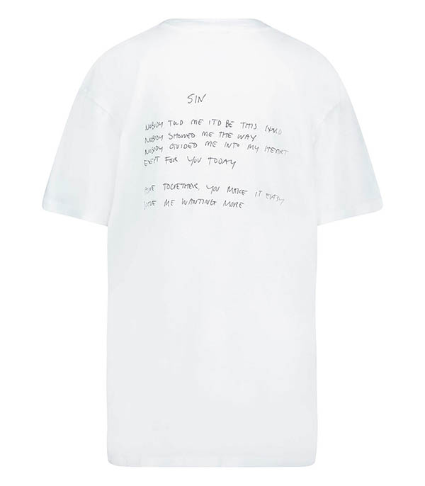 Tee-shirt Walker Lyrics Ivory Anine Bing