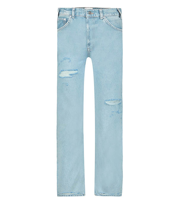 Jean Kate Destructed Bleached Blue Anine Bing