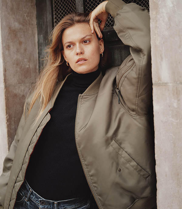 Bomber Leon Army Green Anine Bing