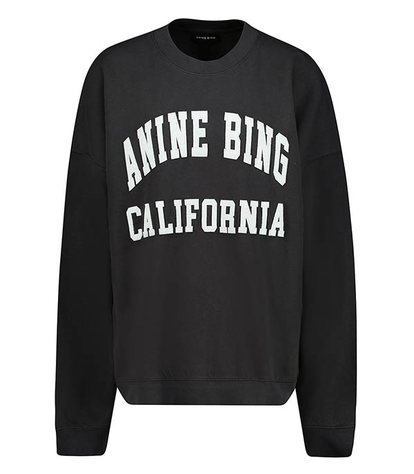 Sweat-shirt Miles Vintage Black Anine Bing - Taille S