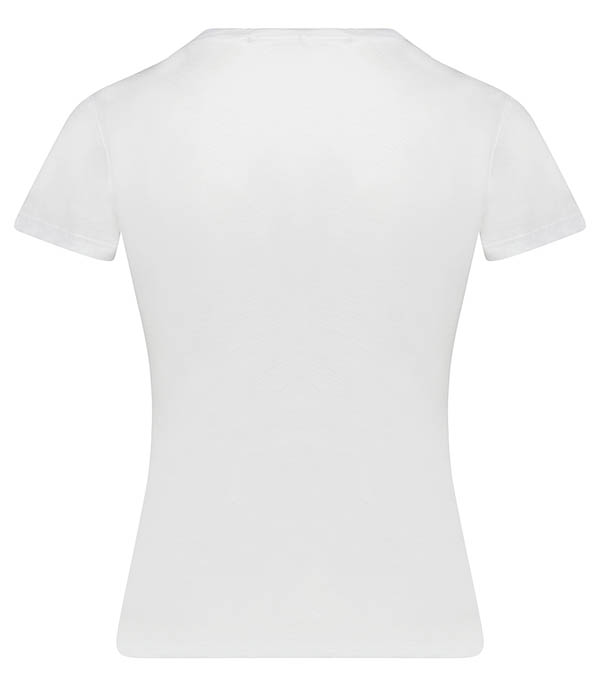 Tee-shirt Casual Reverse Binding White James Perse