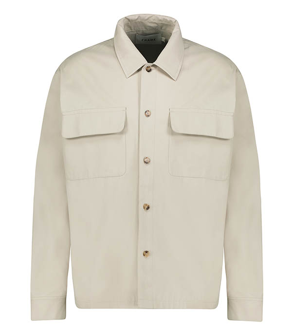 Surchemise homme Double Pocket Light Beige Frame