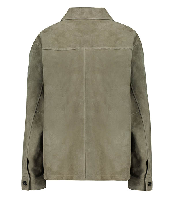 Veste Suede Chore Dark Beige Frame