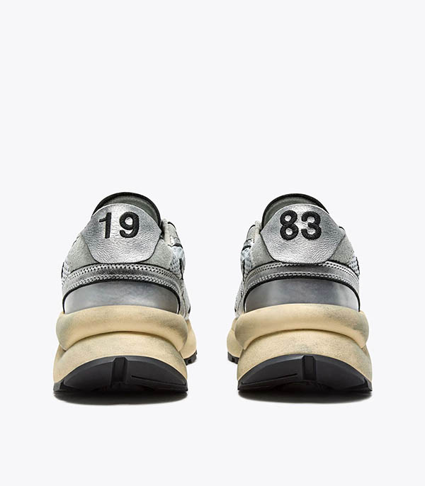 Baskets Mercury Silver Argent Métallisé Diadora