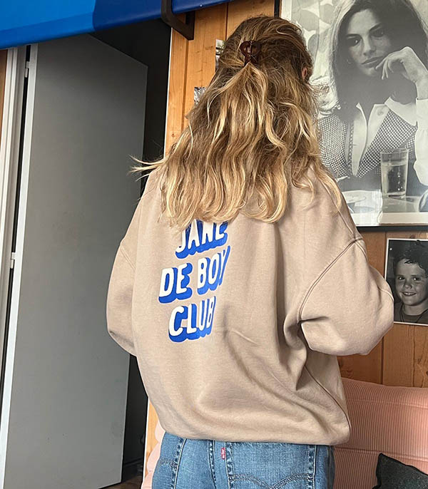 Sweat-shirt Ben x Jane de Boy Taupe LES BONNES SOEURS