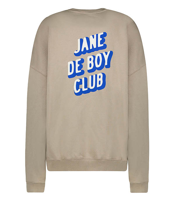Sweat-shirt Ben x Jane de Boy Taupe LES BONNES SOEURS