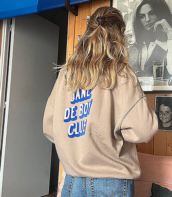 Sweat-shirt Ben x Jane de Boy Taupe LES BONNES SOEURS