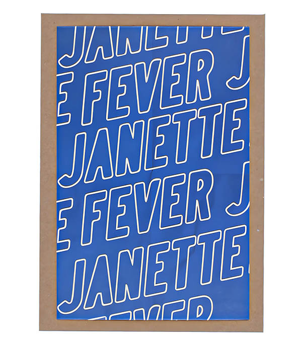 Carte de voeux Janette Fever Bleu LES BONNES SOEURS