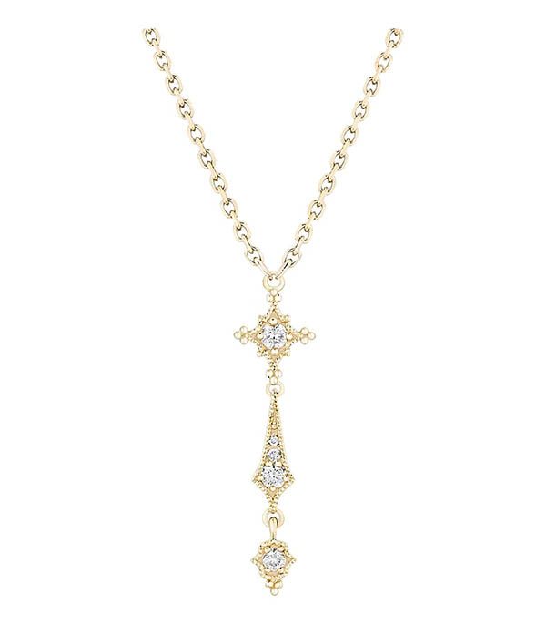 Collier Stella Or Jaune et Diamants Stone Paris