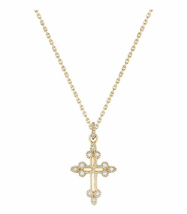 Collier Devotion Or Jaune et Diamants Stone Paris