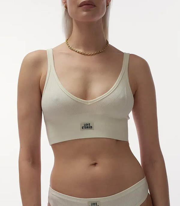 Brassière Posey Off White Love Stories