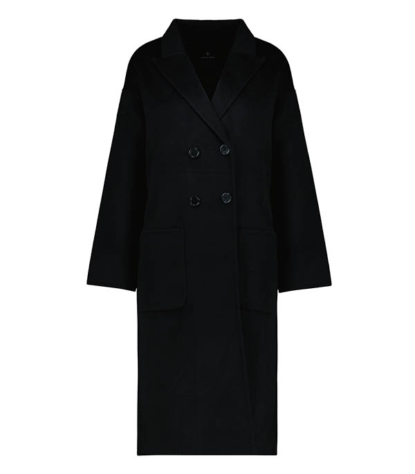 Manteau long en laine Dylan Black Anine Bing