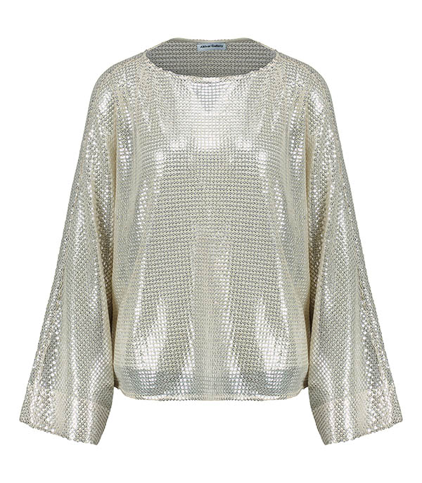 Top à Sequins Nina Cream Ahlvar Gallery