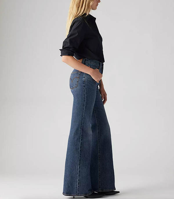 Jean Ribcage Bells Romantic Story Levi's