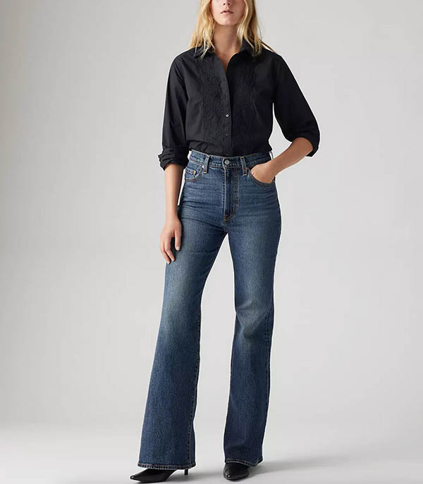 Jean Ribcage Bells Romantic Story Levi's