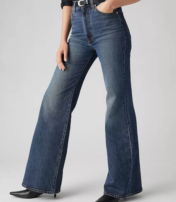 Jean Ribcage Bells Romantic Story Levi's