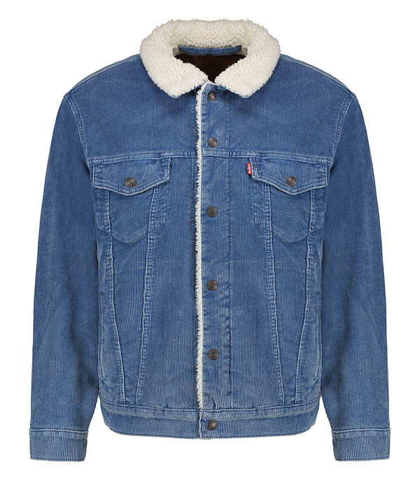 Veste homme Trucker Velours Relaxed Bleu Spring Levi's - Taille XL