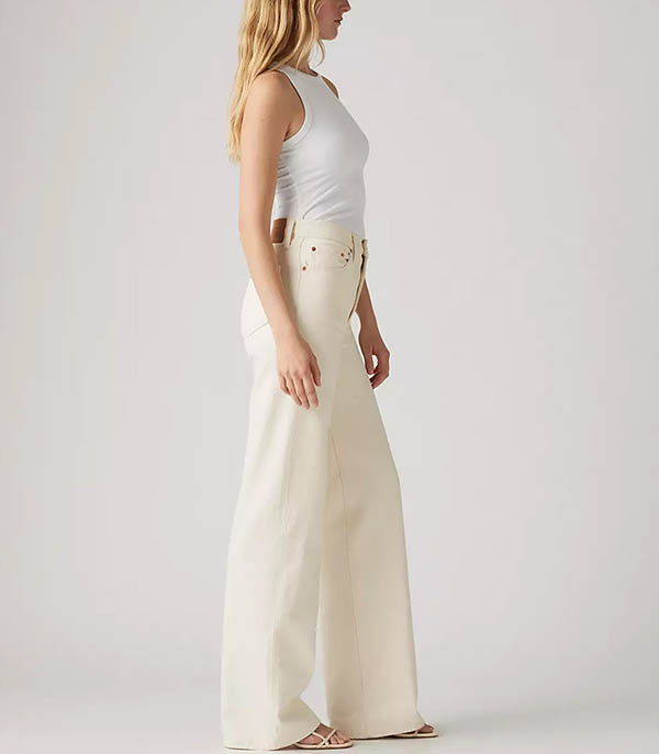 Jean Ribcage Wide Leg Cream Levi's