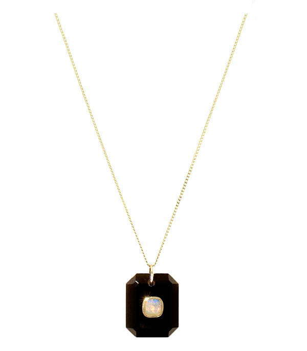 Collier Anton n°2 Black Onyx Pascale Monvoisin