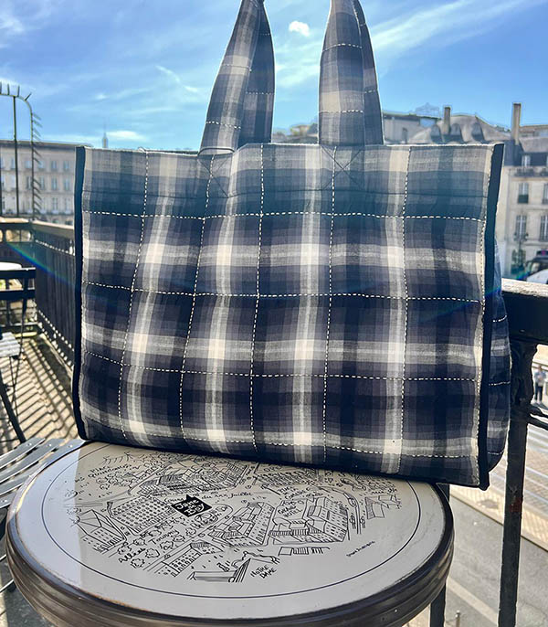 Tote bag La dessinatrice Noir Mii