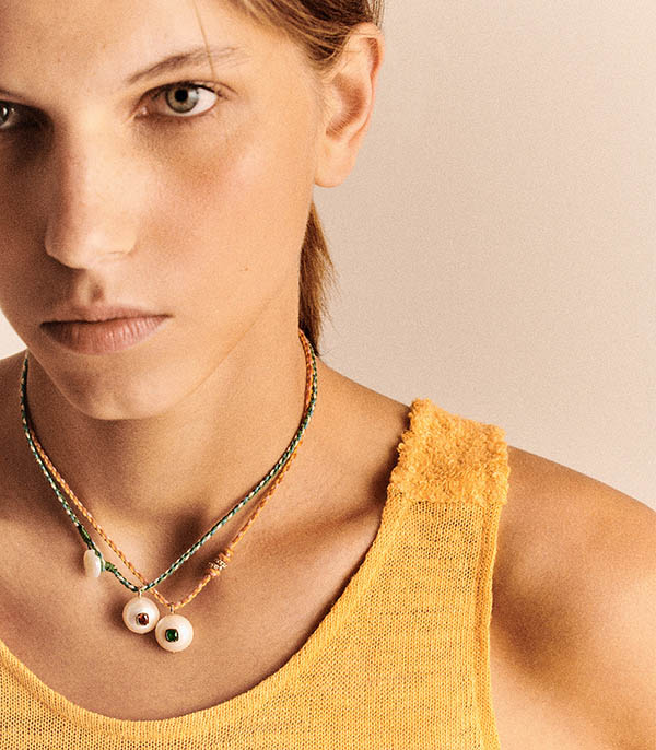 Collier Eddie Diopside Pascale Monvoisin