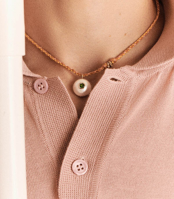 Collier Eddie Diopside Pascale Monvoisin