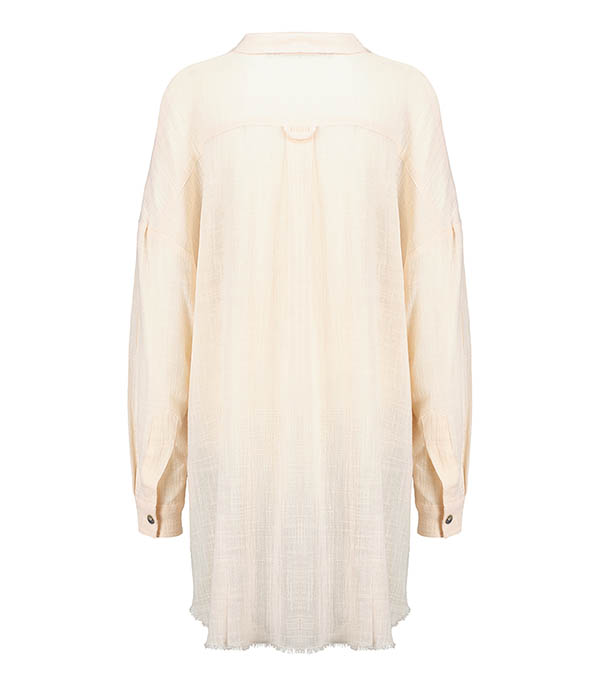 Chemise oversize Mykonos Pastel Pink Maison Saint Julien