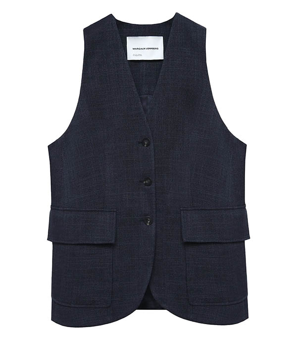 Gilet de Costyme Darcy Navy Margaux Lonnberg - Taille 38
