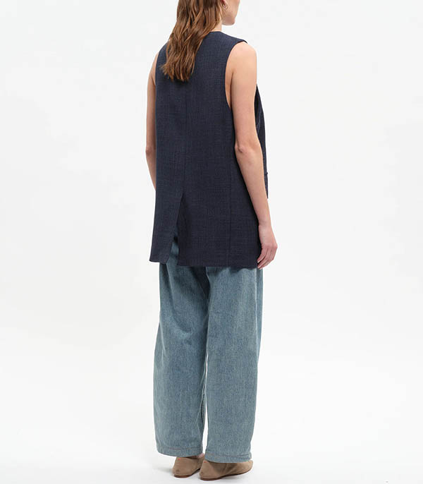 Gilet de Costyme Darcy Navy Margaux Lonnberg