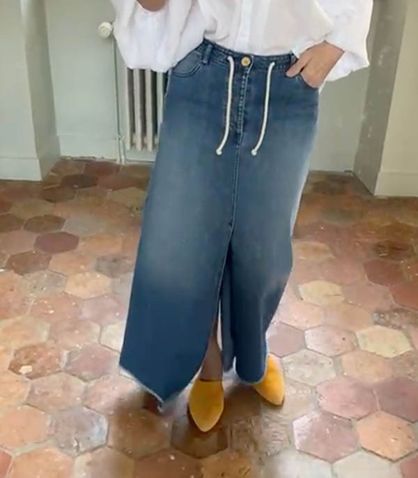 Jupe Over Light Blue HAPPY HAUS