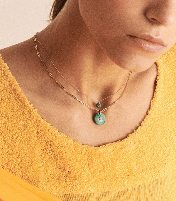 Collier Milo Turquoise Pascale Monvoisin