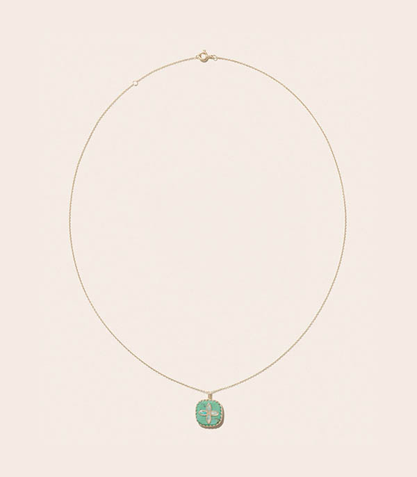 Collier Bowie Turquoise et Opale Pascale Monvoisin