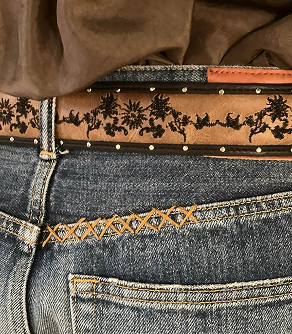 Ceinture en cuir Ultime Nut Brown Mexicana