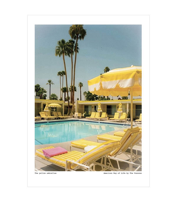 Affiche The Vision Awol 013 - The yellow umbrellas  30 x 40 cm Image Republic