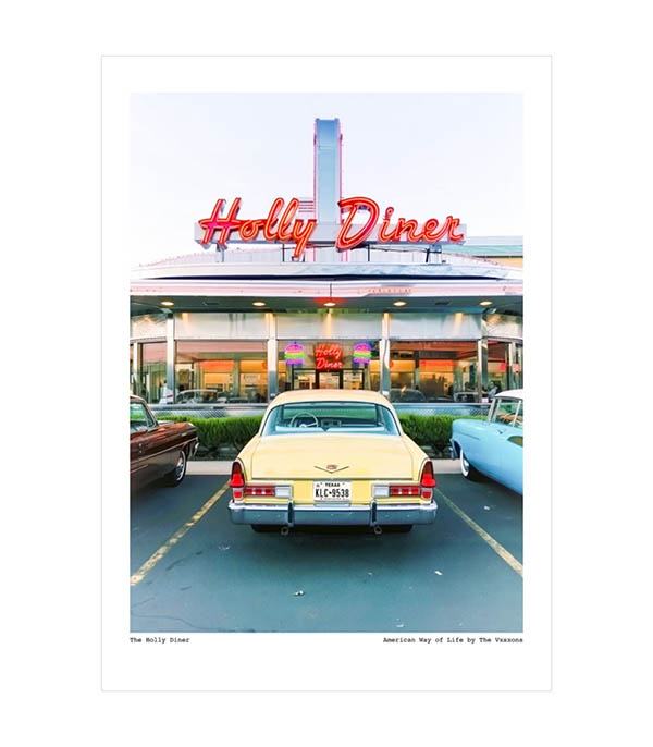 Affiche The Vision Awol 024 - The holly Diner 30 x 40 cm Image Republic