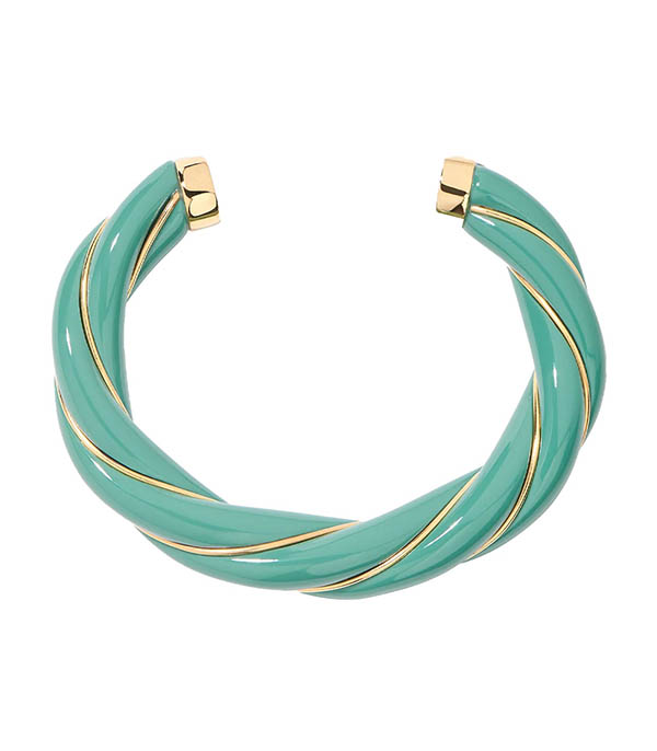 Jonc Diana vert tilleul Aurélie Bidermann