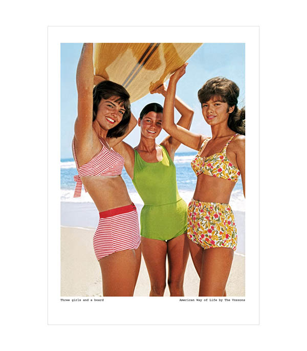 Affiche The Vision Awol 021 - Three girls and a board 38 x 56 cm Image Republic