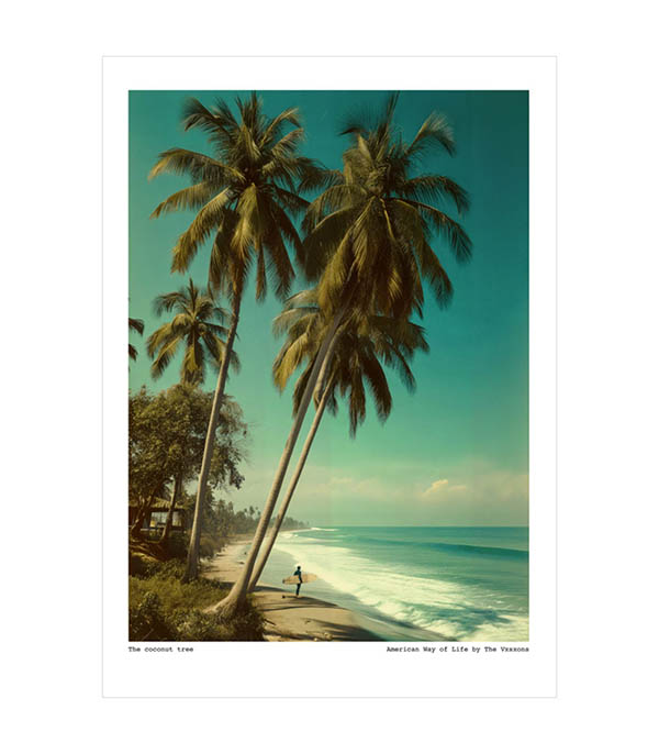 Affiche The Vision Awol 022 - The coconut tree 56 x 76 cm Image Republic