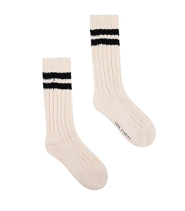 Chaussettes Rib Socks white Love Stories - Taille 35/38