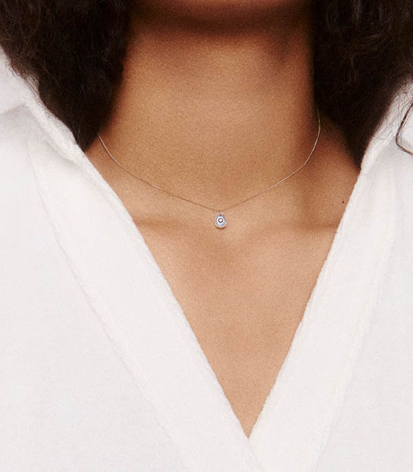Collier ras de cou Orso Moonstone Pascale Monvoisin