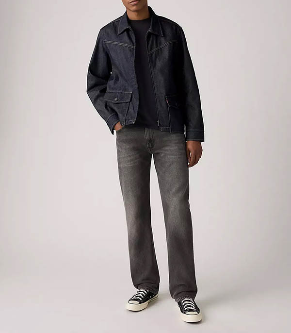 Jean 555 homme relaxed straight Back on the Block Levi's
