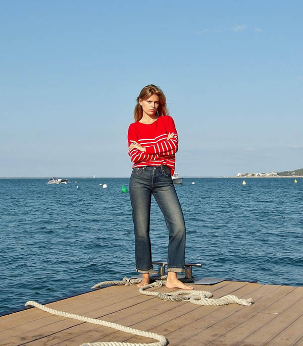 Pull Birkin Marinière manches longues La Cabane Orson
