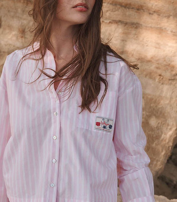 Chemise Pio Pink Stripes La Nouvelle