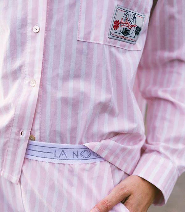 Chemise Pio Pink Stripes La Nouvelle