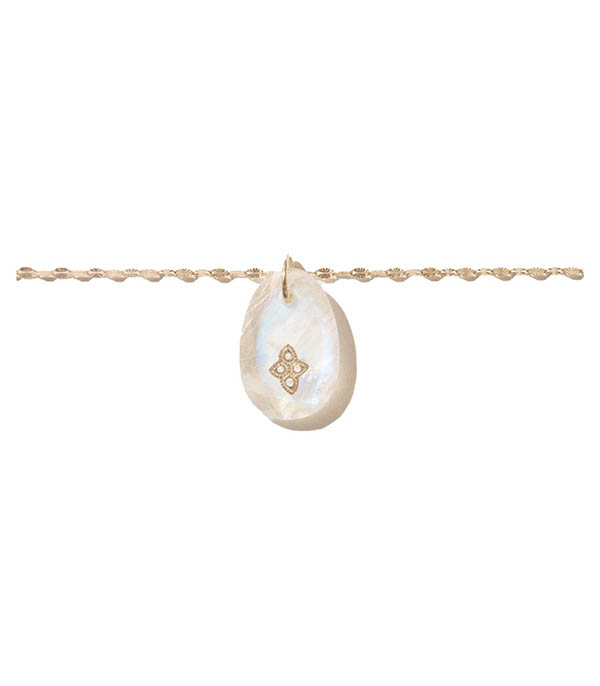 Collier Gaia n°1 Moonstone Pascale Monvoisin